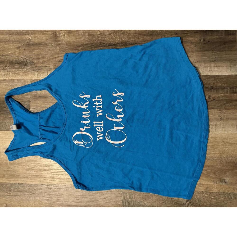 Next Level Drinks Well With Others Tank Top - XL